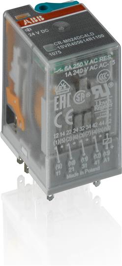 Rele De Interface Enchufable 24VCA Cr - M 024AC 4L
