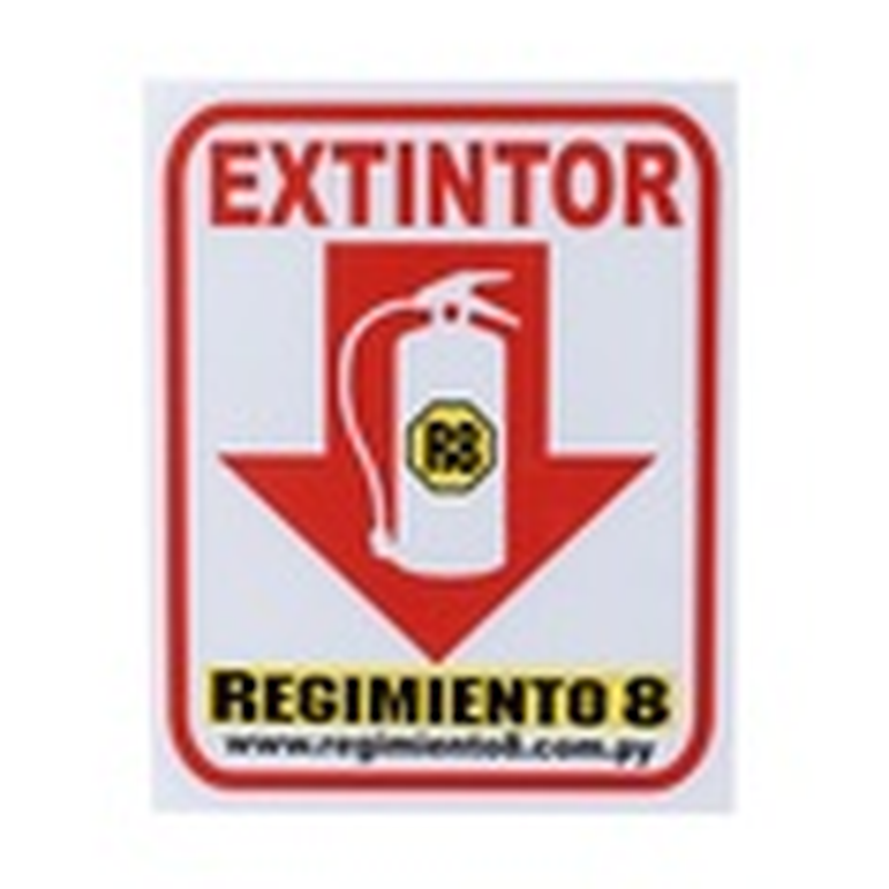 Cartel Señalizador de Extintor 20 x 25 cm