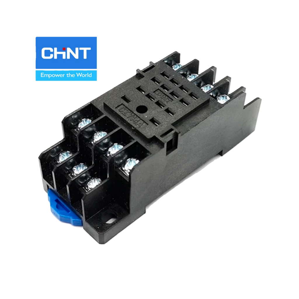 Zócalo p/ Mini Relé Enchufable 14 Pines 7A - CH285963 Chint