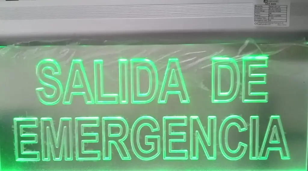 Señalizador Led "Salida de Emergencia" - AW-EL302-120 Asenware