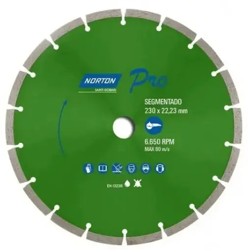 Disco Diamantado 230x22mm - Norton