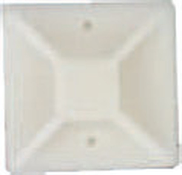 Base Autoadhesiva de 2 Vías Ek 20x20mm Ancho Máximo 5 mm de Brida - Elekt