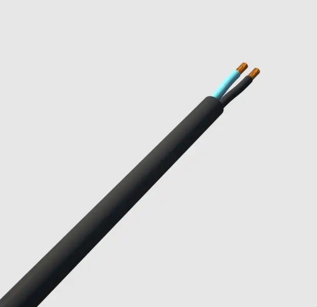 Cable Tipo Taller 2x1mm2 - Negro Rollo 100M - Elektron
