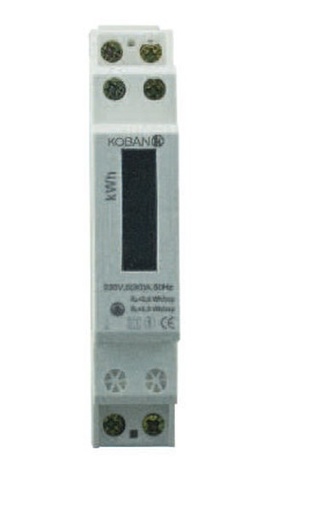 [EA11932] Medidor de Energía Digital Crady Kpm-2 Riel Din 220-240V 30A - Elekt