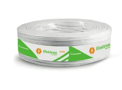 [EC12251] Cable Cordón 2x1mm2 Blanco Rollo 100mts- Cables Ek