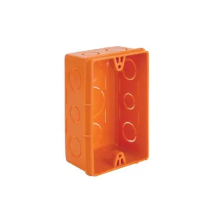 [ED12524] Caja de Llave Plástica Rectangular 4x2 pulg EK3-001 - Elektron
