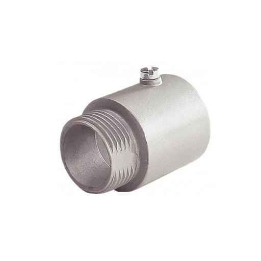 [ED12583] Terminal Zinc c/ Rosca 1" p/ Caño Metálico Flexible - Elecon 