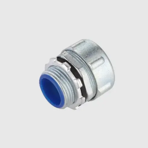 [ED12591] Conector Macho Recto 1.1/2" p/ Caño Metálico Flexible - Elecon 