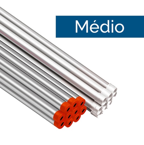 [ED12604] Electroducto Zincado 1"x3 Mts Mediano - Elecon 