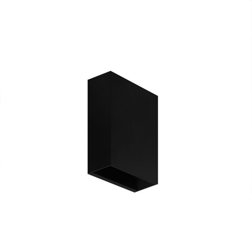 [EI12742] Aplique Mince 80mm LED Pc Bivolt 4W 3.000K IP65- Negro 20453016 - Blumenau