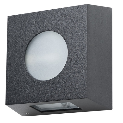 [EI12762] Aplique Slim Alum 1xG9 - Negro Mate 15700250Ex-16 - Blumenau