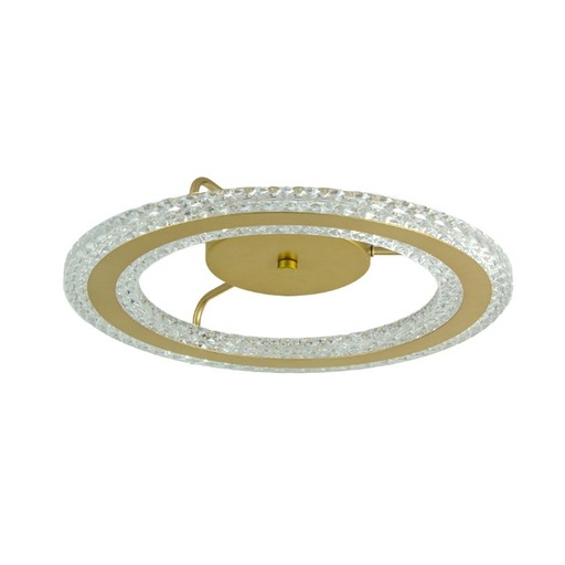 [EI12777] Panel LED Ester Red. 24W Bivolt Ajustable Dorado 86731030 - Blumenau