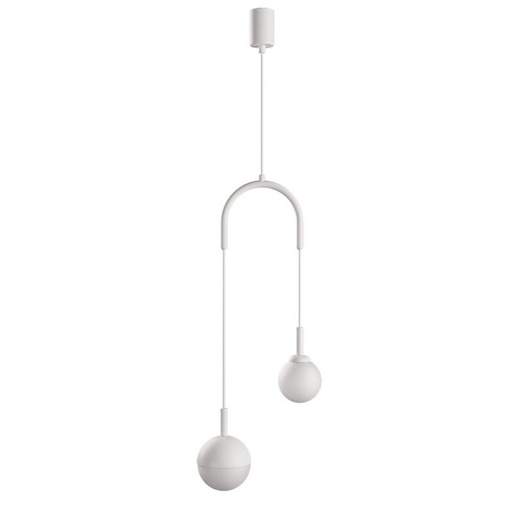 [EI12804] Colgante Macadamia Duplo 2xg9 - Blanco Mate 881023Ex-11 - Blumenau