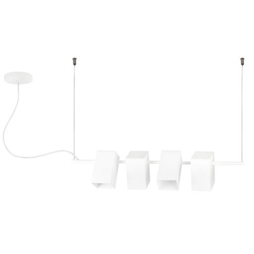 [EI12834] Colgante Techo Estudio 4 Bl Opa G9 4x60 W 817000-11 - Blumenau