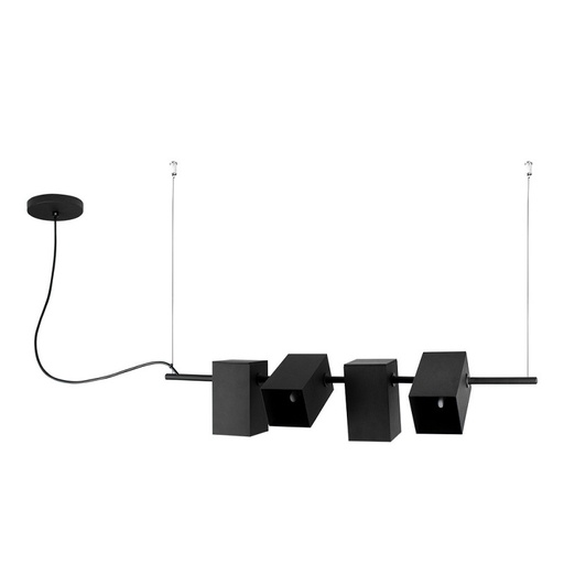 [EI12836] Colgante Techo Estudio 4 Ng Liso G9 4x60 W 817000-08 - Blumenau