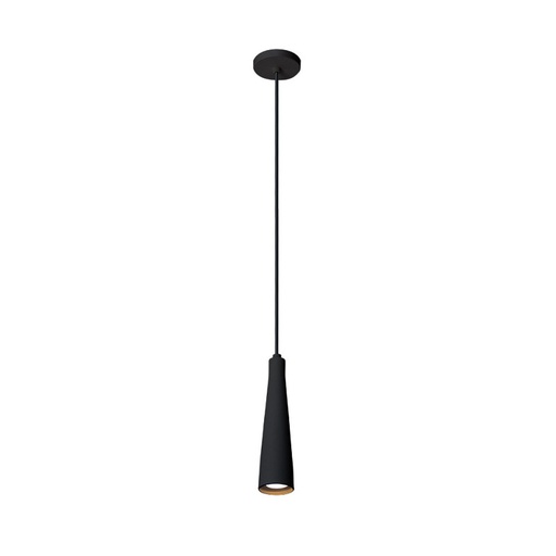 [EI12857] Colgante Tubo 200 mm Con Cable 1M 1xgu10 Negro 884610Ex-08 - Blumenau