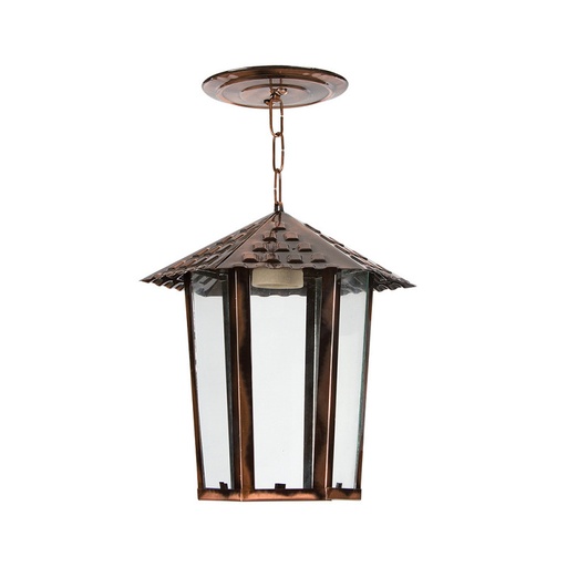 [EI12896] Farol Colonial Techo 6Vl Co E27 1x100 W 109200-05 - Blumenau