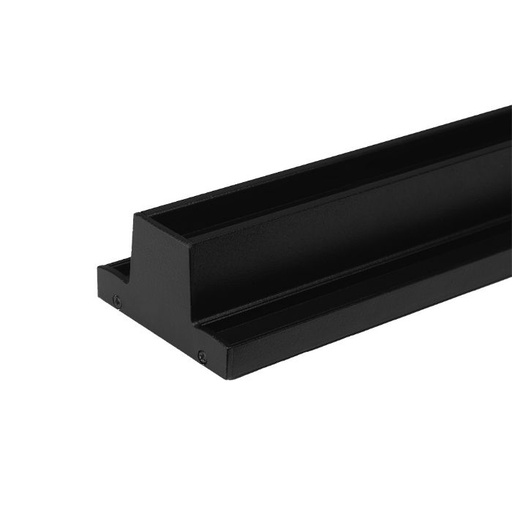 [EI12933] Perfil Decor Doble de Adosar Alum 1M 65x36mm Negro 411080Ex-01 - Blumenau