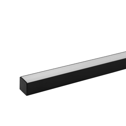 [EI12943] Perfil Decor Simple de Adosar Alum 2M 23x23,5 mm Negro 412320Ex-01 - Blumenau