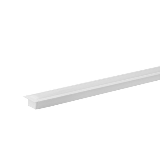 [EI12950] Perfil Decor Simple Embutir Alum 2M 25x14,5 mm Blanco 412520Ex-11 - Blumenau