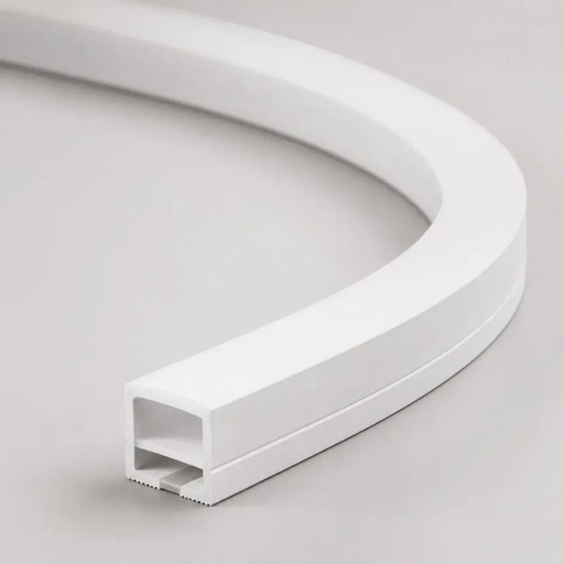[EI12961] Perfil Flexible de Silicona 20x20mm Por Metro 40500100 - Blumenau