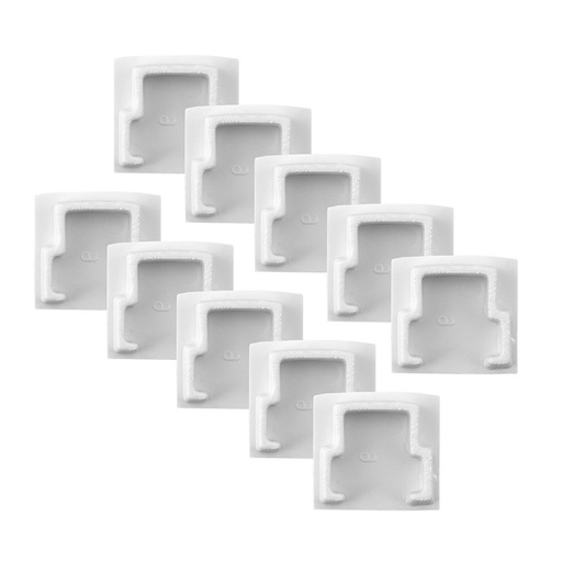 [EI12964] Tapa Plástica p/ Perfil Decor Simple 17mm Blanco Mate 091730Ex-11 - Blumenau