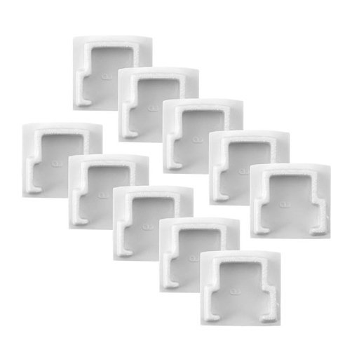 [EI12964] Tapa Plástica p/ Perfil Decor Simple 17mm Blanco Mate 091730Ex-11 - Blumenau