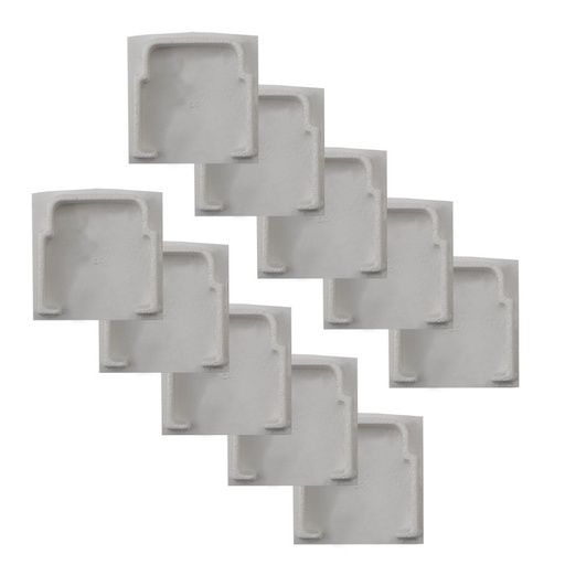 [EI12966] Tapa Plástica p/ Perfil Decor Simple 23mm Blanco Mate 092330Ex-11 - Blumenau