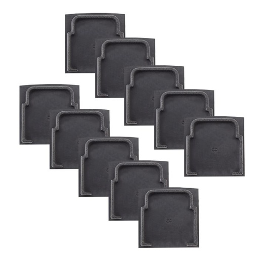 [EI12967] Tapa Plástica p/ Perfil Decor Simple 23mm Negro 092330Ex-01 - Blumenau
