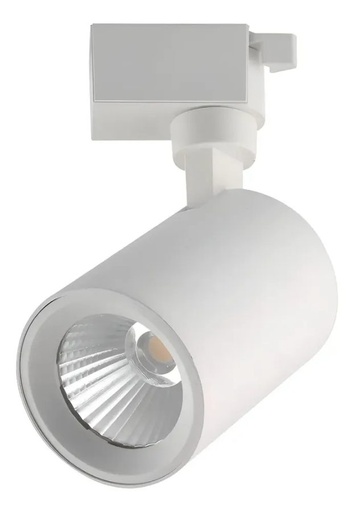 [EI12976] Cabezal Dirigible Blanco Para Riel LED 18W/Bivolt 3000K 33183004 - Blumenau