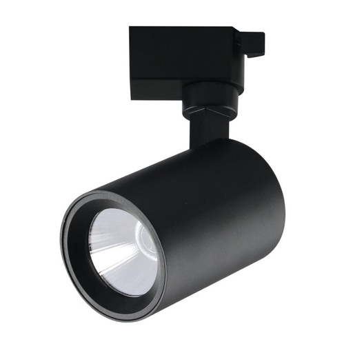 [EI12978] Cabezal Dirigible Negro Para Riel LED 10W/Bivolt 3000K 33103001 - Blumenau