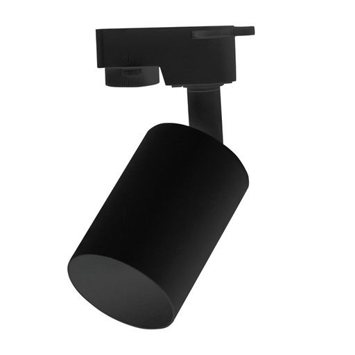 [EI12981] Cabezal Dirigible Negro Para Riel Mr16 Gu10 35001201 - Blumenau