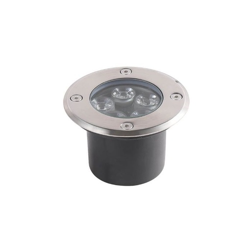 [EI13010] Spot Dresden Embutido Para Piso LED Ip67 Alum 100mm Bivolt 5 W 3.000W Inox 12975355 - Blumenau