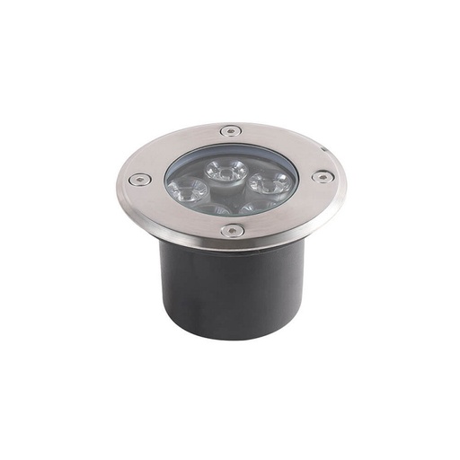 [EI13010] Spot Dresden Embutido Para Piso LED Ip67 Alum 100mm Bivolt 5 W 3.000W Inox 12975355 - Blumenau