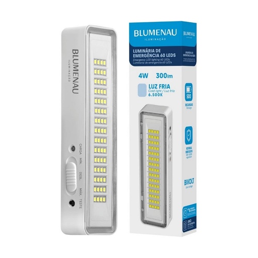 [EI13032] Luz de Emergencia 60 LED Bivolt - Blumenau