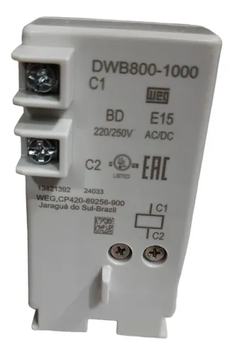 [EA01349] Bobina Apertura a Dist. bd E15 DWB p/ 160/250A - 108550989 Weg