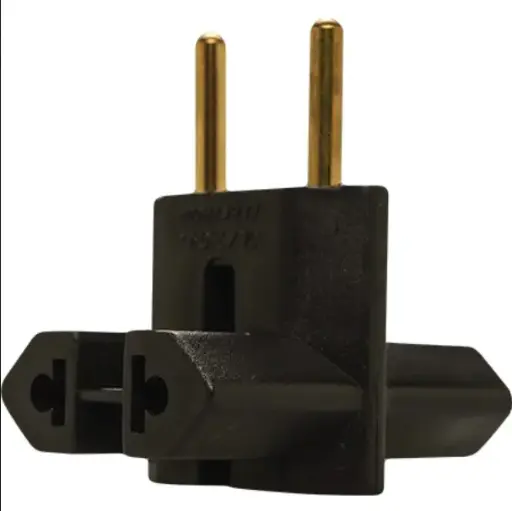 [EI13524] Ficha Triple Negro Blíster - Elektron