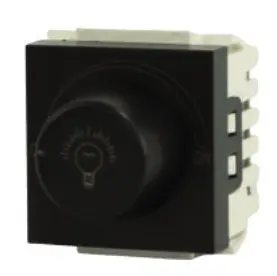 [EI13567] Dimmer 36mm Negro C19915-1 300W 250V - Elektron