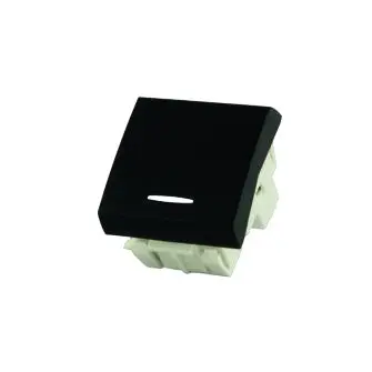 [EI13571] Interruptor 36mm Negro 10A-250V - C19903-1 Elektron