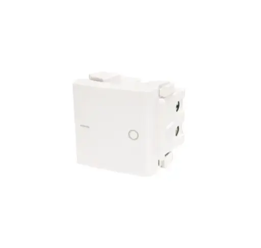 [EI13582] Interruptor Bipolar 36mm Blanco C19947 16A-250V - Elektron