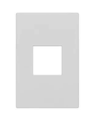 [EI13588] Placa 1 Mod. 36mm Blanco C19931 Paris Light - Elektron