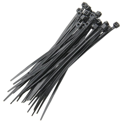[FF13662] Precinto Negro 3,6x100mm - 100 Uni. Chs-4x100-Black