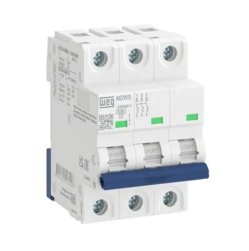 [EA01607] Disyuntor Term. Mag. DIN MDW C 3P 40A 6ka - 14451719 WEG