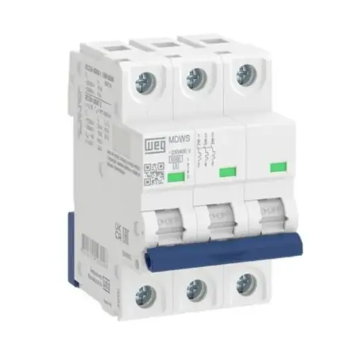 [EA01626] Disyuntor Termomagnética DIN MDWS C 3P 25A 6KA - 14451715 WEG