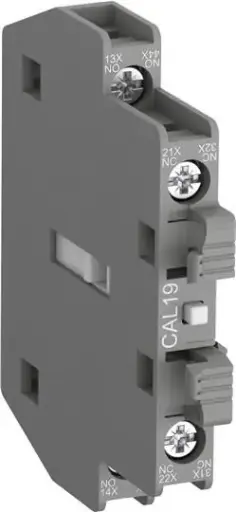[EA18717] Bloque d/ Contacto Auxiliar Lateral 1NA + 1NC p/ Contactor AF115/370 - ABB