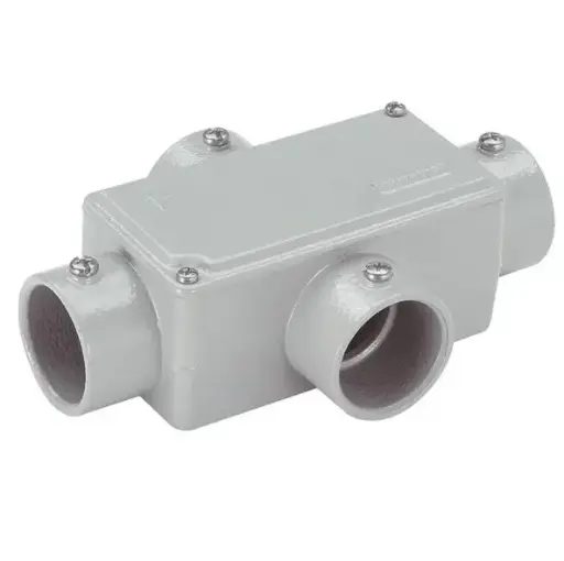 [ED18787] Condulete Tipo X 3/4 pulg. c/rosca+tapa - Wetzel