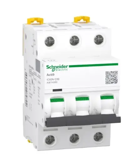 [EA18847] Disyuntor IC60N 3P 50A 6KA C - A9F74350 Schneider