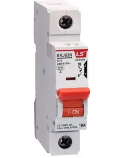 [EA18852] Disyuntor Term. Magnético DIN BKN 1P C10A 6kA - LS