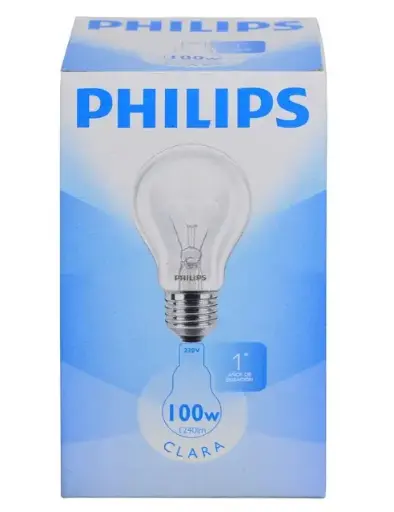 [EI18896] Lámpara Incandescente 100w 220v E27 - Philips