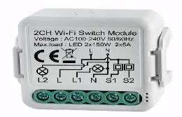 [ED18918] Módulo Interruptor Inteligente 2 gang 10A - Similar
